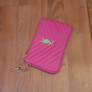 Boutine LA Pink Quilted Wristlet